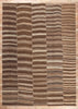10 x 14 Brown Vintage Turkish Striped Kilim Rug 60632