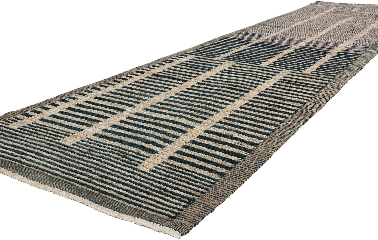 3 x 12 Organic Modern Brutalist Moroccan Rug 81074