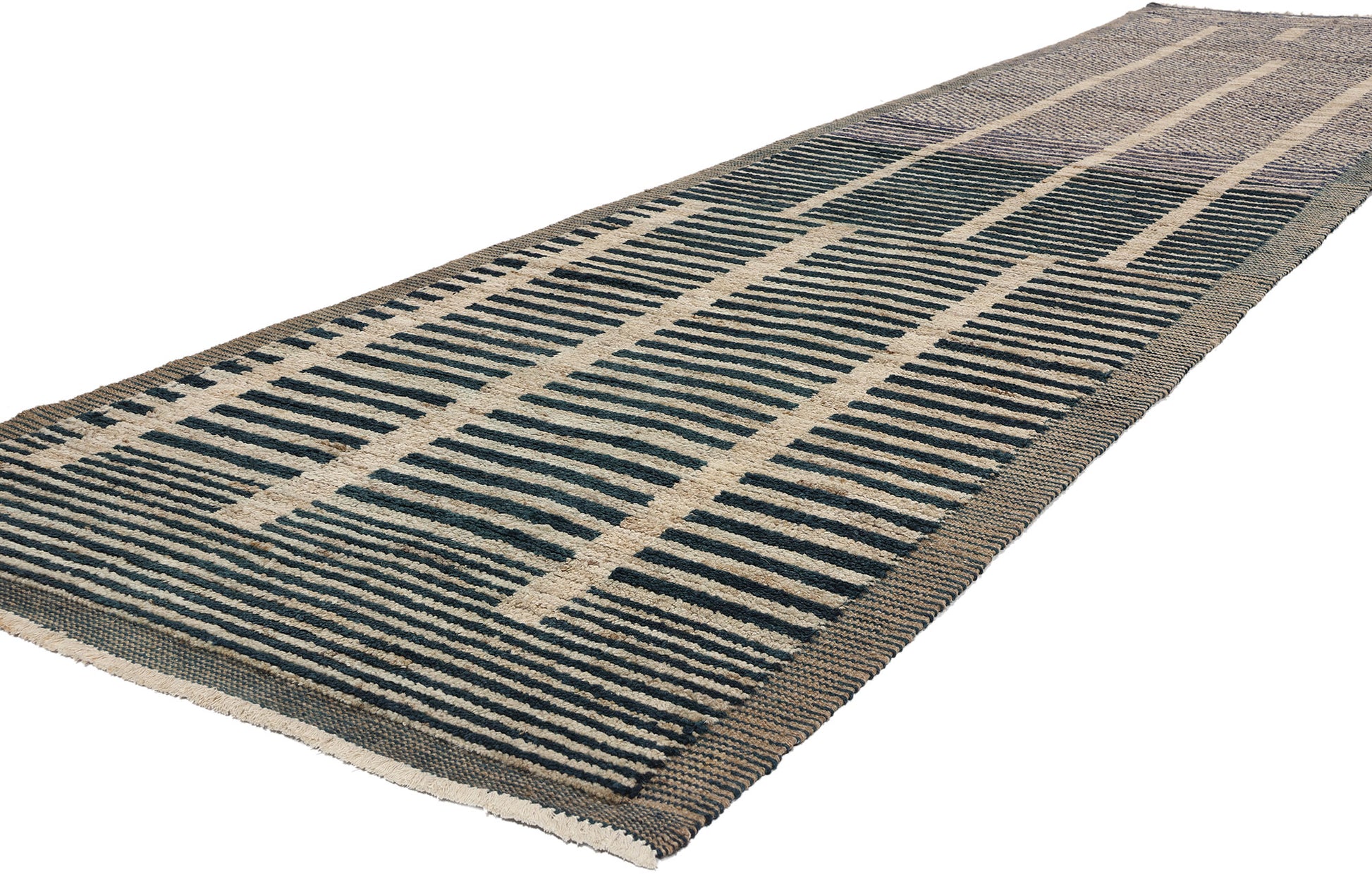 3 x 12 Organic Modern Brutalist Moroccan Rug 81074