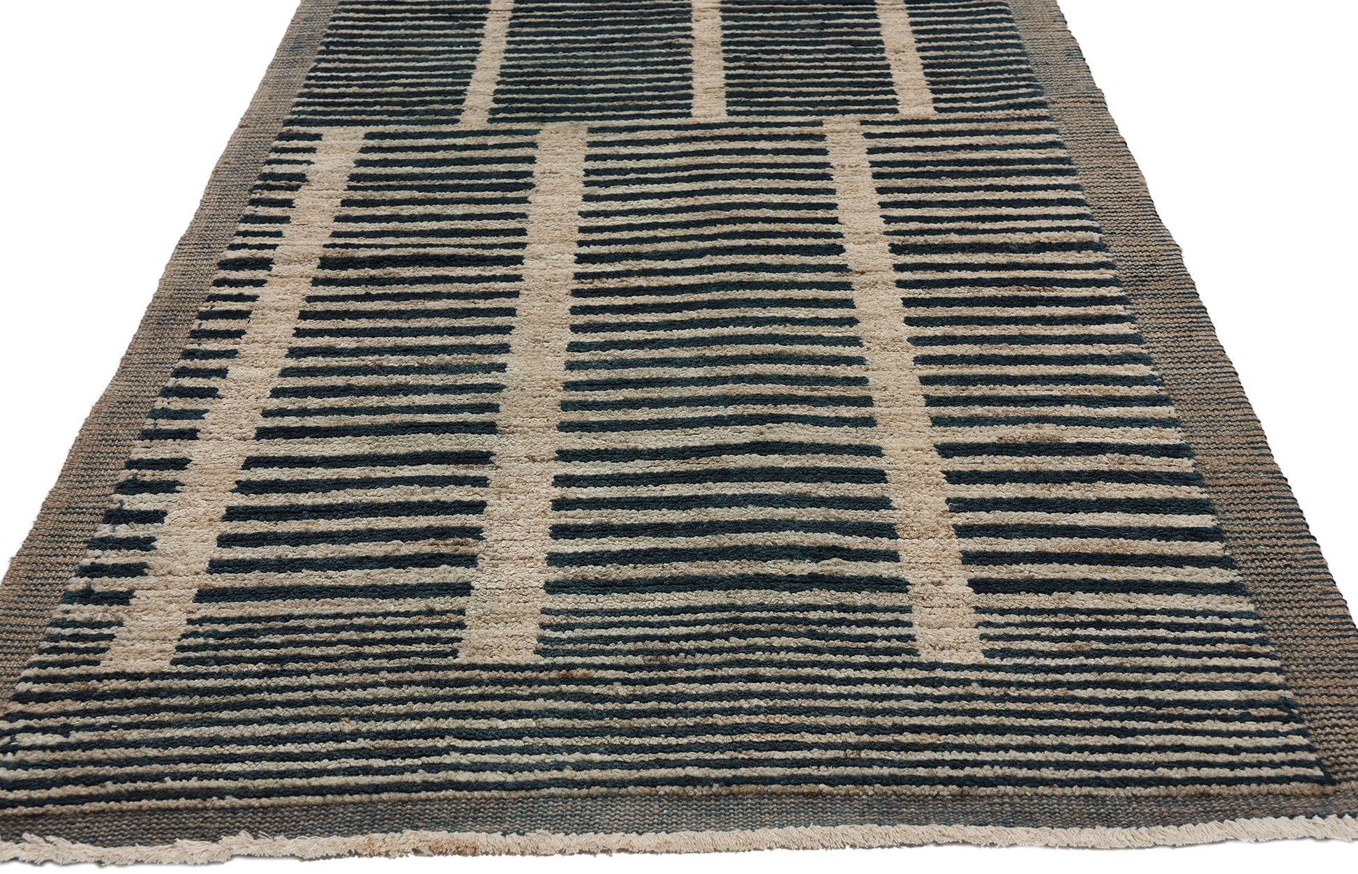 3 x 12 Organic Modern Brutalist Moroccan Rug 81074