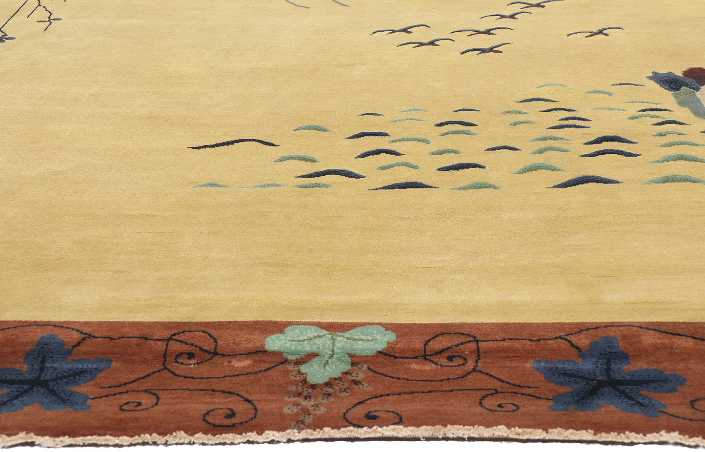 10 x 13 Modern Chinese Art Deco Pictorial Rug 31319