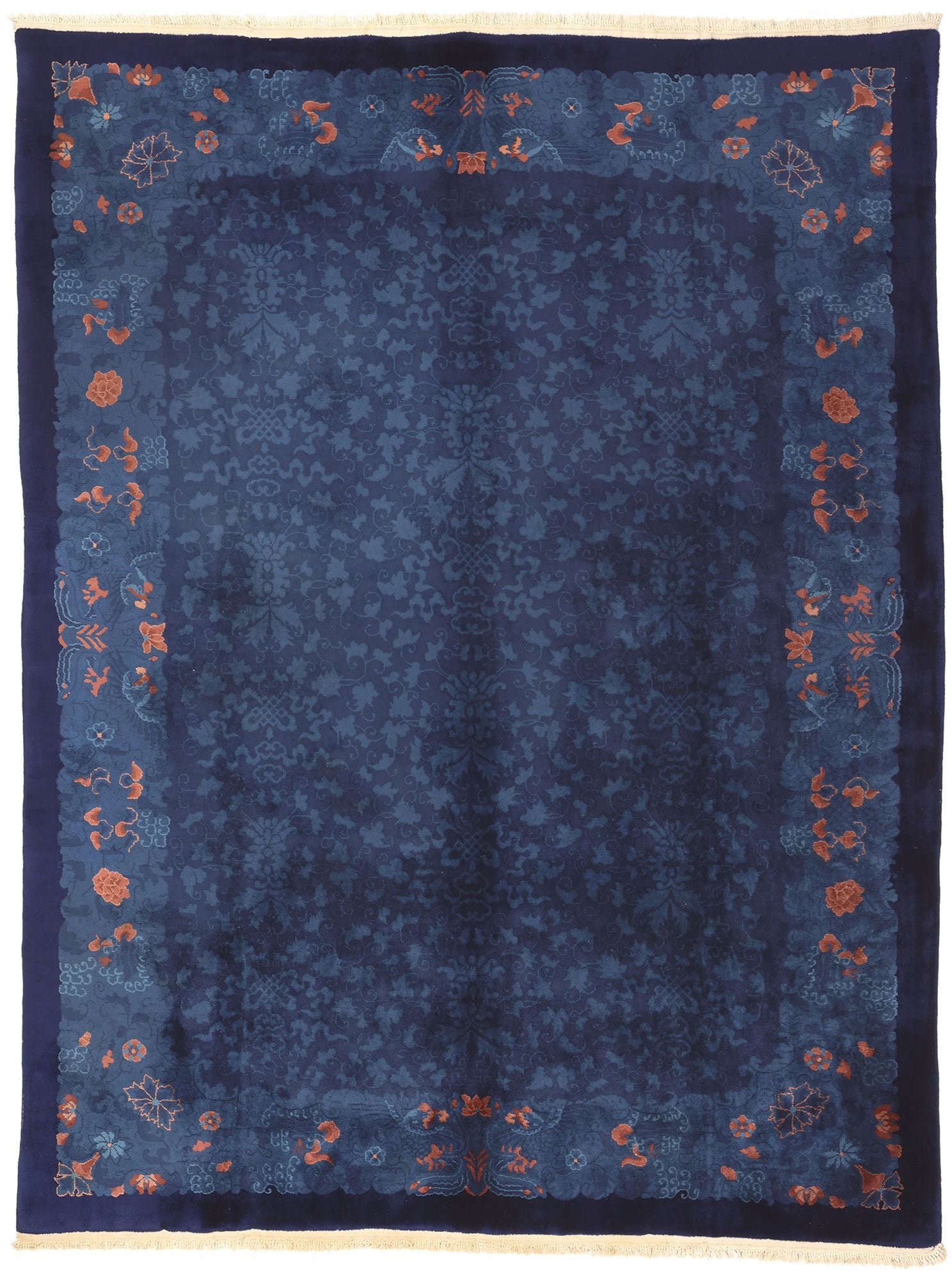 9 x 12 Antique Chinese Art Deco Rug 77196