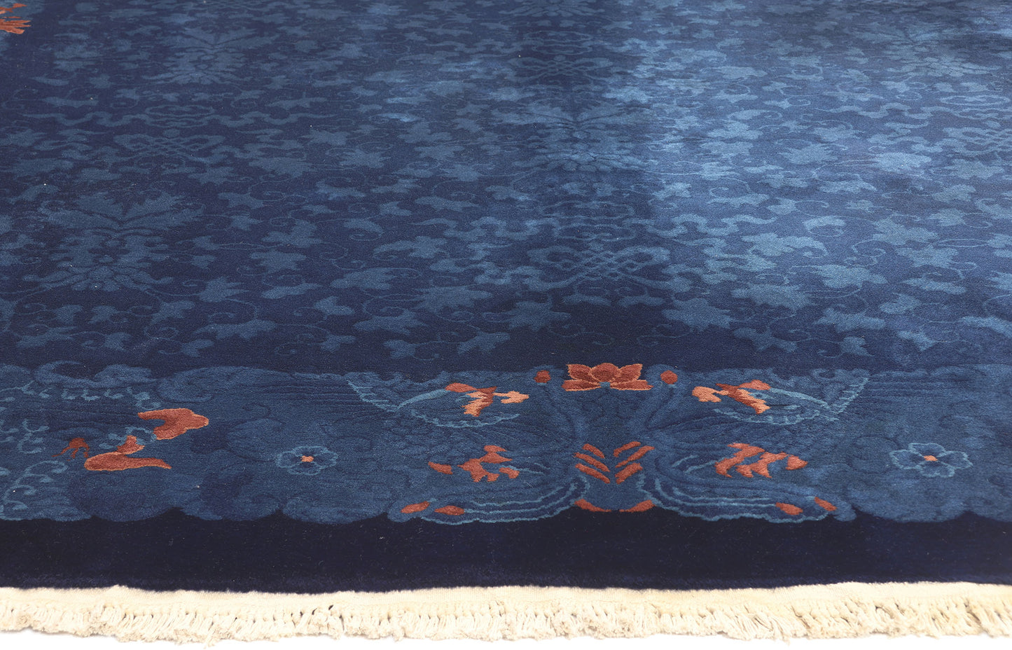 9 x 12 Antique Chinese Art Deco Rug 77196