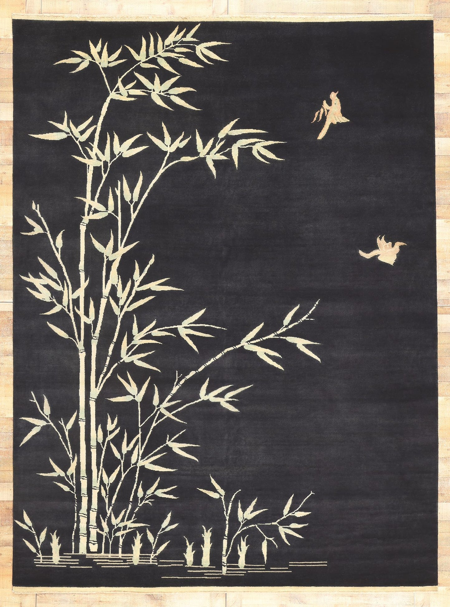 9 x 12 Chinese Art Deco Pictorial Rug 30971