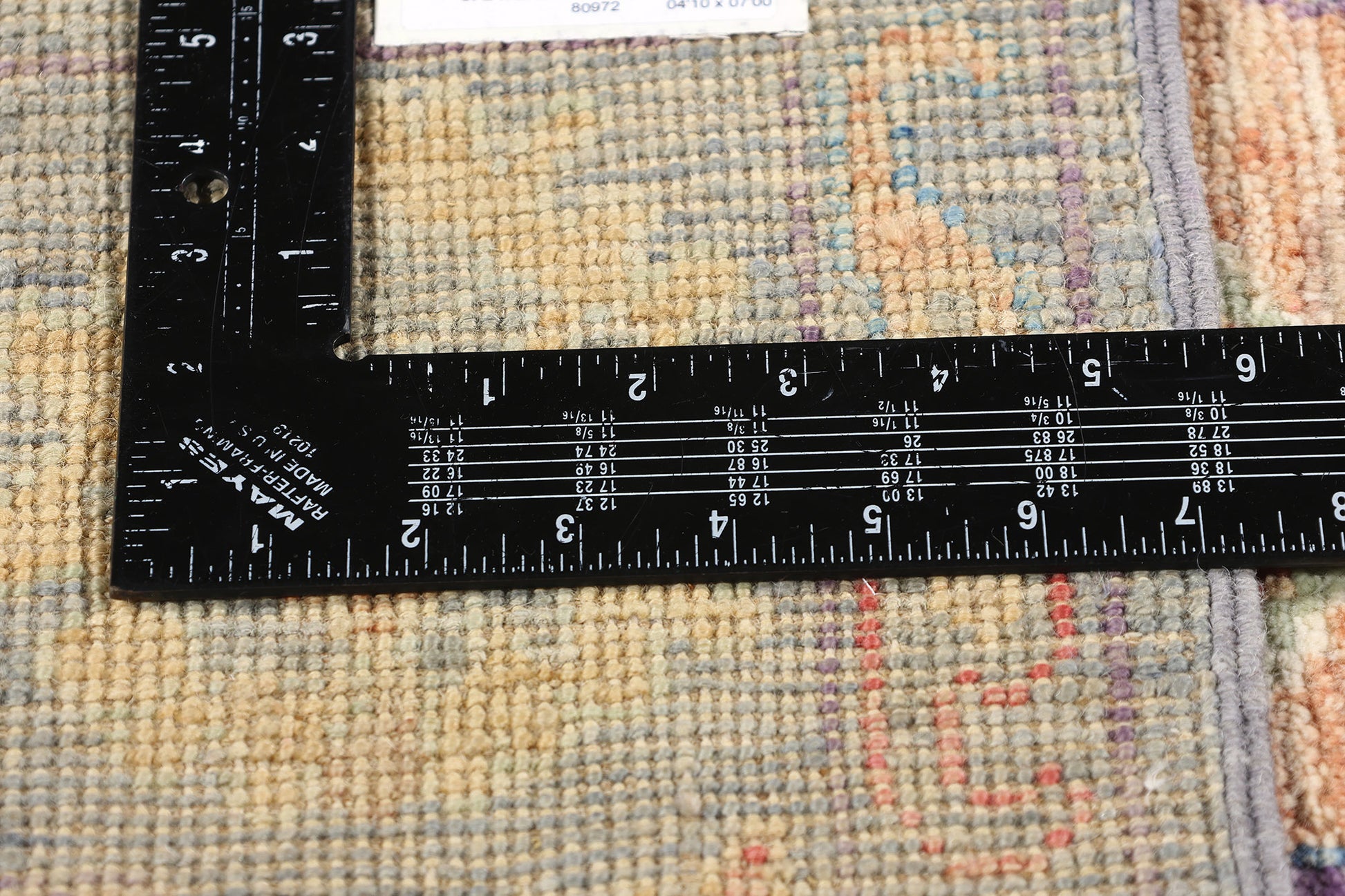 5 x 7 Modern Colorful Blue Oushak Rug 80972