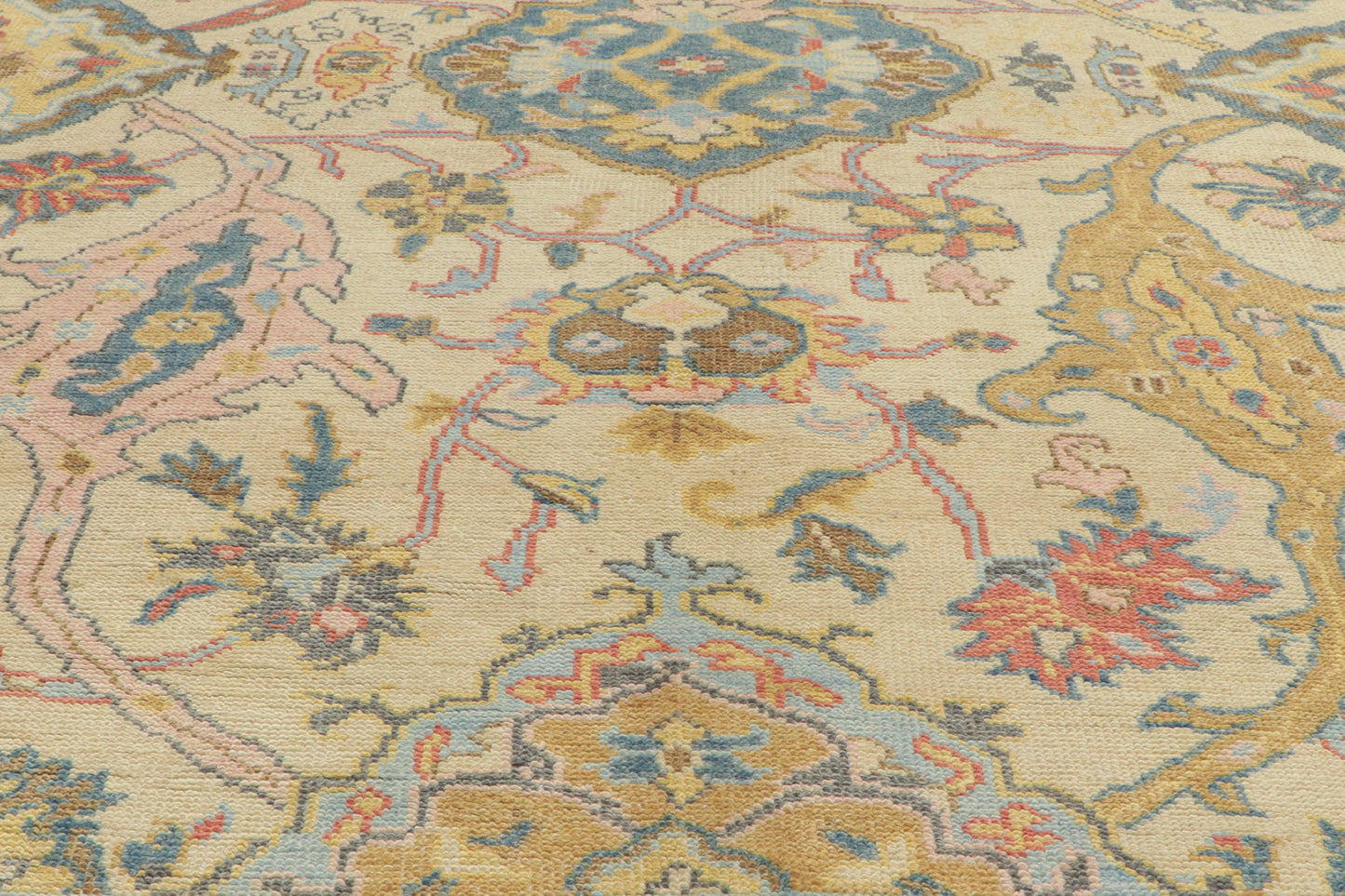 9 x 12 Colorful Oushak Rug 80731
