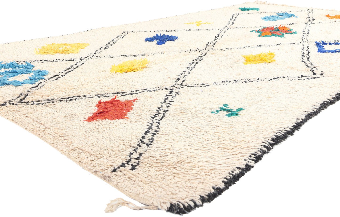 6 x 10 Colorful Moroccan Azilal Rug 21040