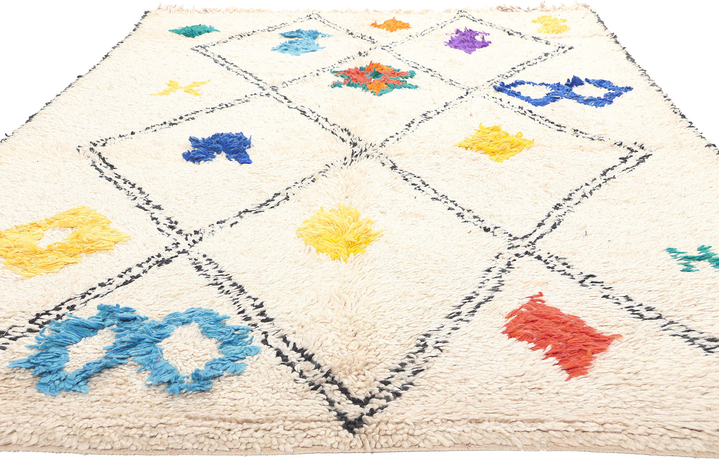 6 x 10 Colorful Moroccan Azilal Rug 21040