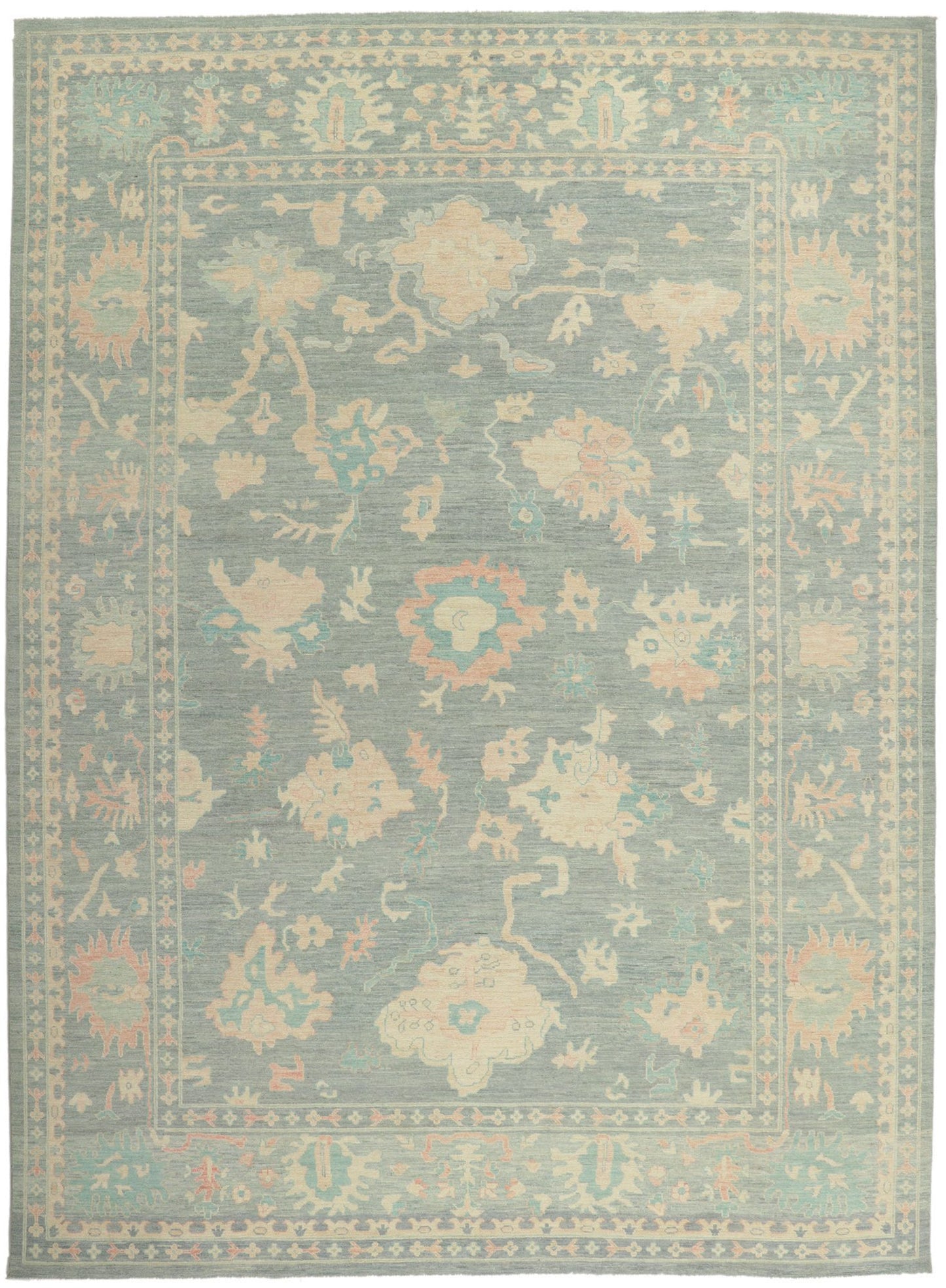 10 x 14 Colorful Oushak Rug 80921