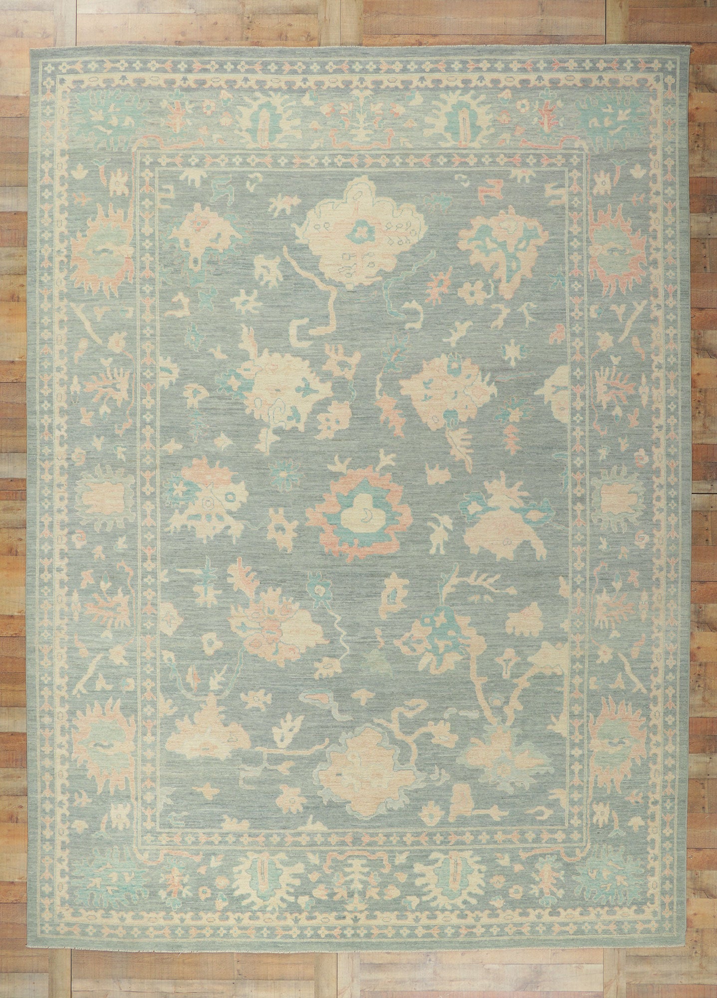 10 x 14 Colorful Oushak Rug 80921