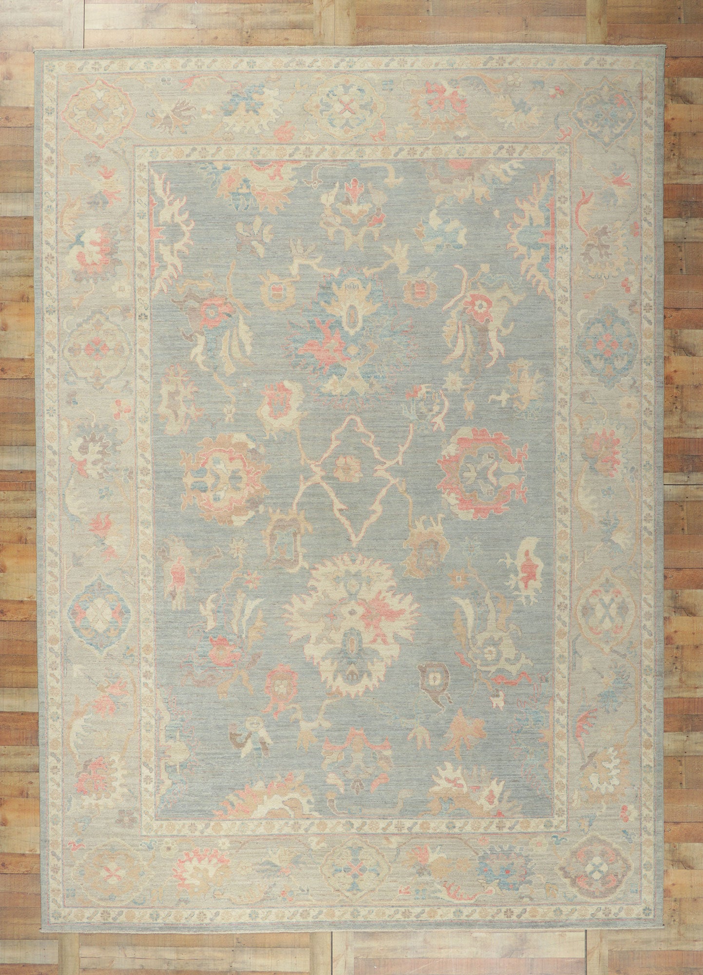 10 x 14 Colorful Oushak Rug 80923