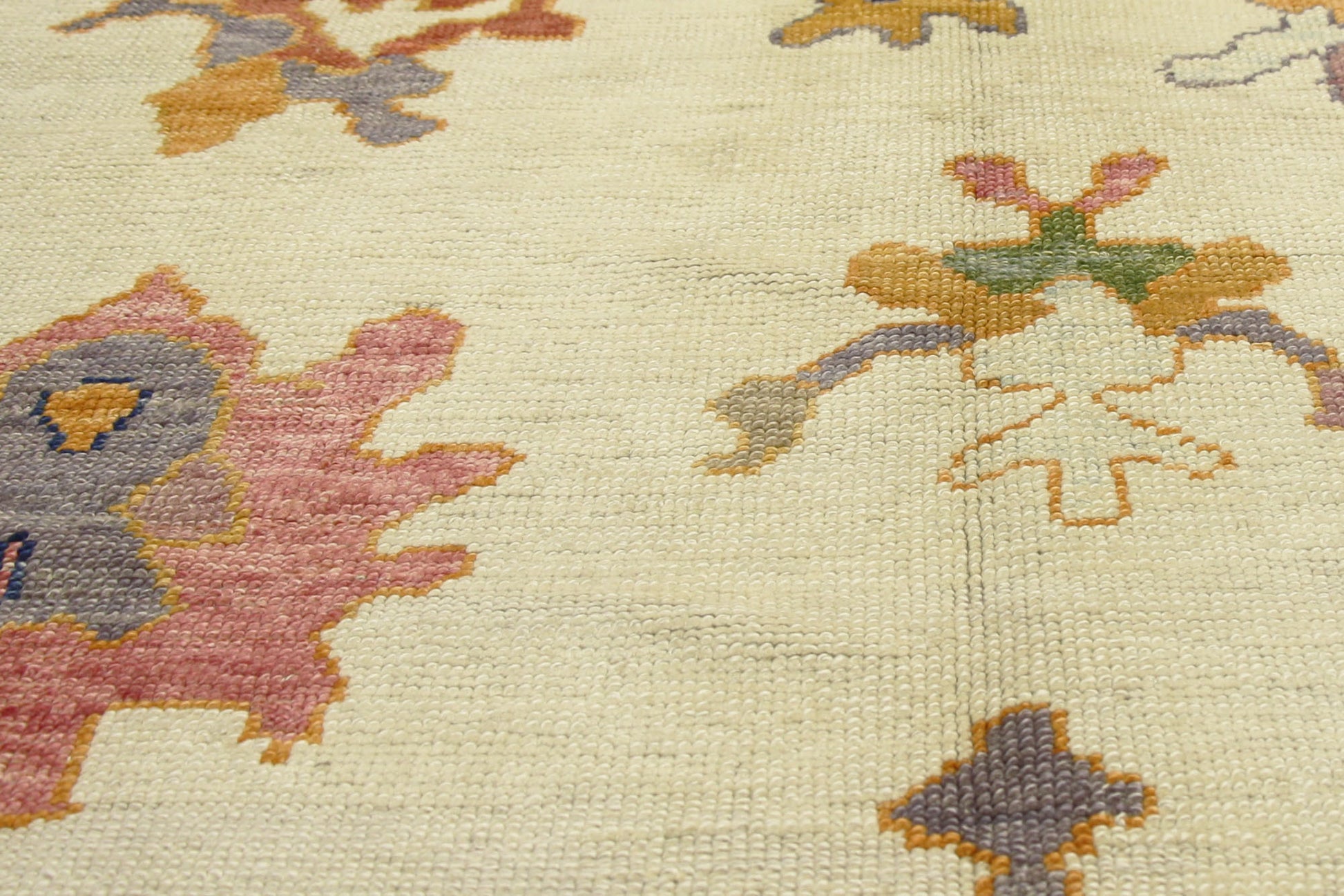 13 x 16 Colorful Turkish Oushak Rug 52379