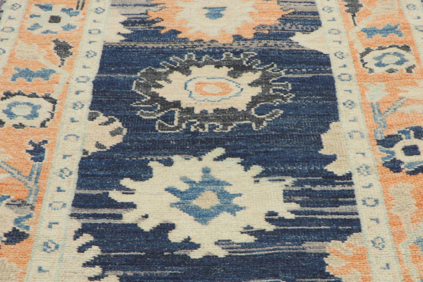 2 x 9 Colorful Oushak Runner 80830