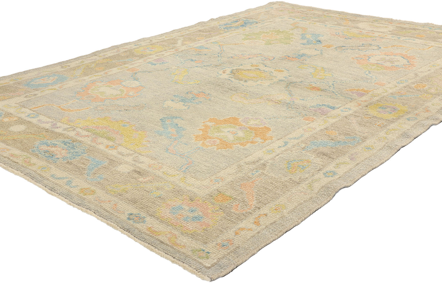 5 x 7 Colorful Turkish Oushak Rug 53593