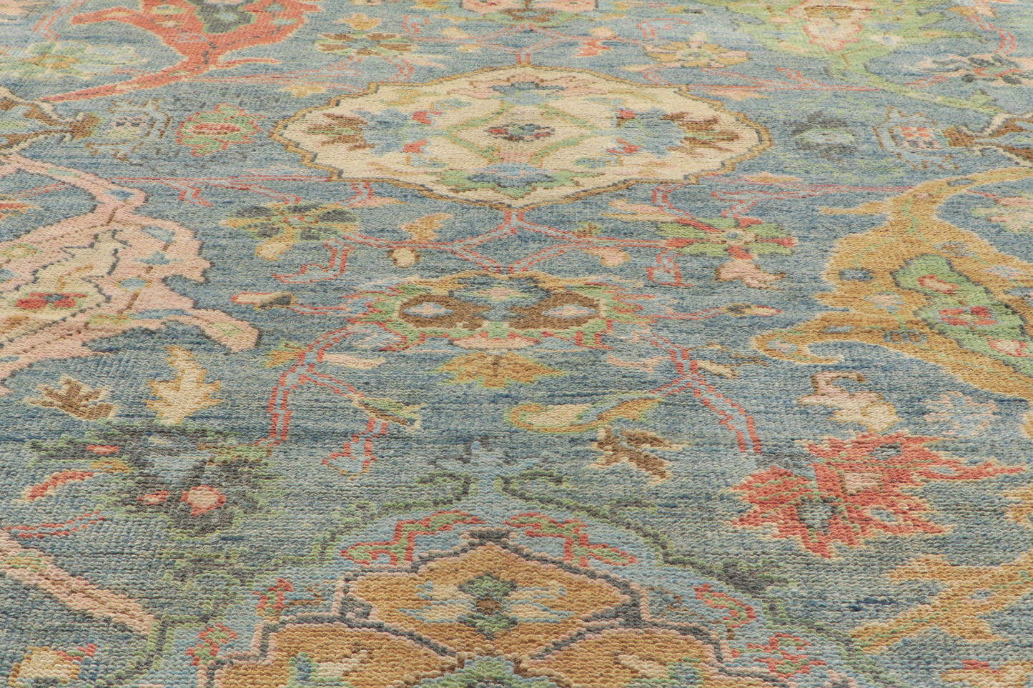 9 x 12 Colorful Oushak Rug 80729