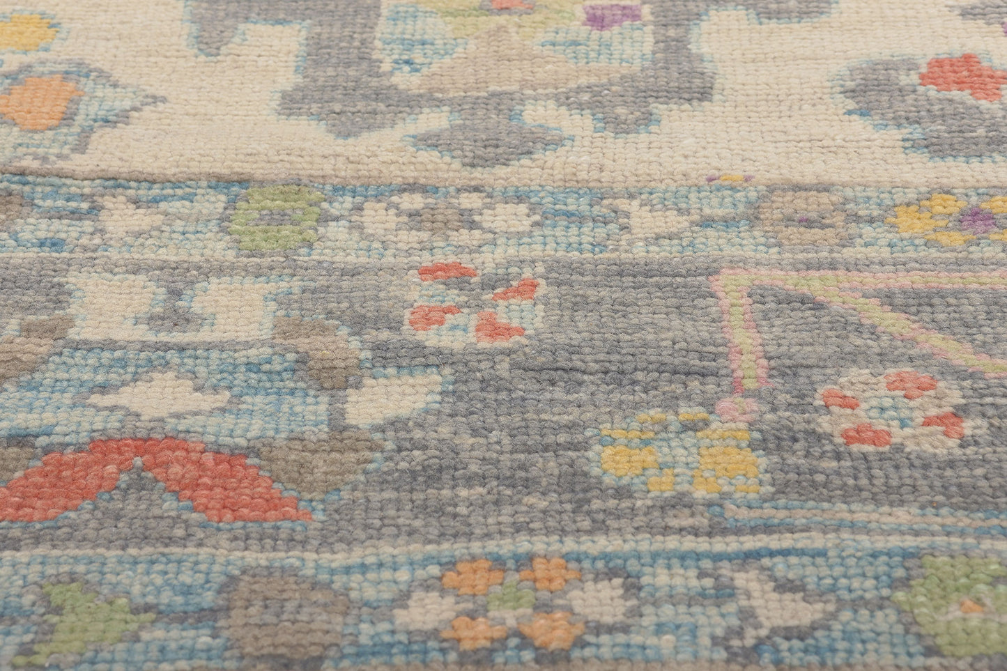 9 x 12 Colorful Turkish Oushak Rug 53607