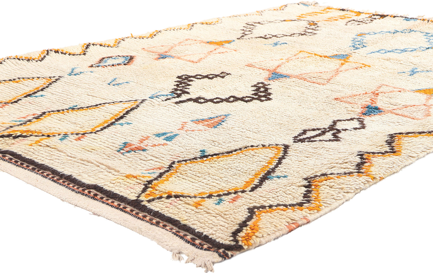 5 x 6 Vintage Moroccan Azilal Rug 74732