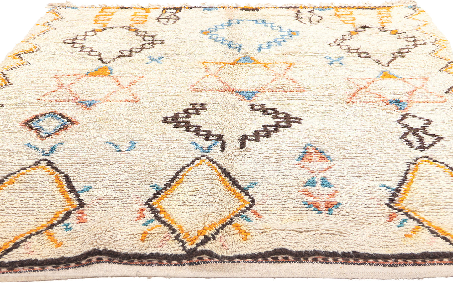 5 x 6 Vintage Moroccan Azilal Rug 74732