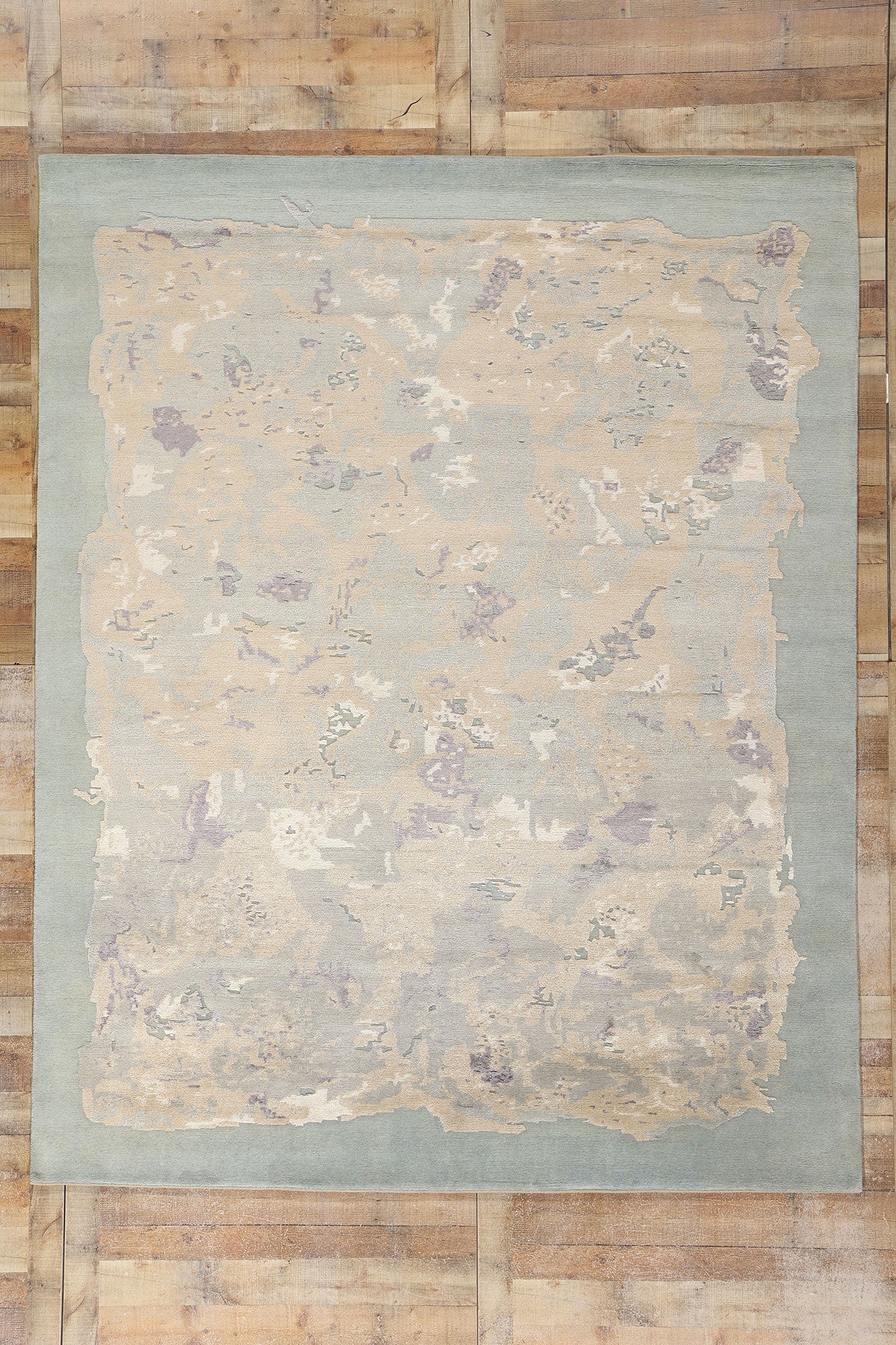 8 x 10 Contemporary Abstract Biophilic Design Rug 31133