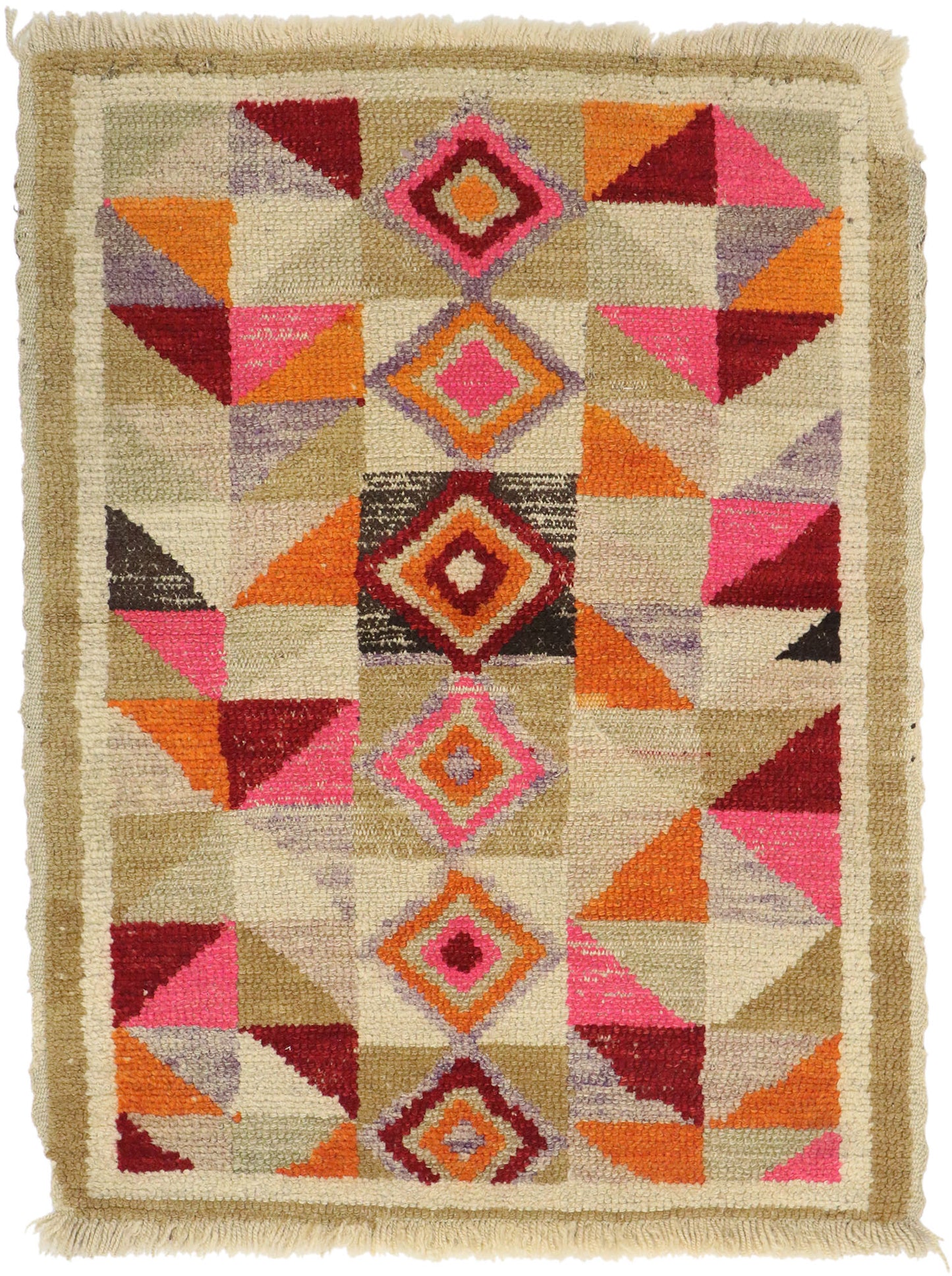 3 x 4 Vintage Turkish Rug 78050