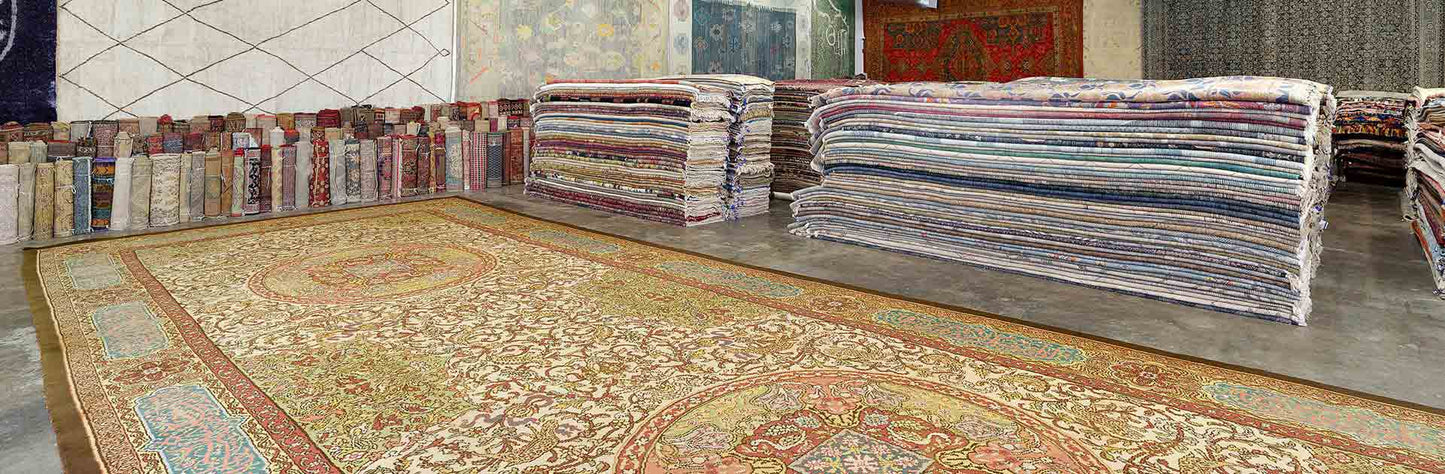 15 x 36 Antique Austrian Savonnerie Rug 72342