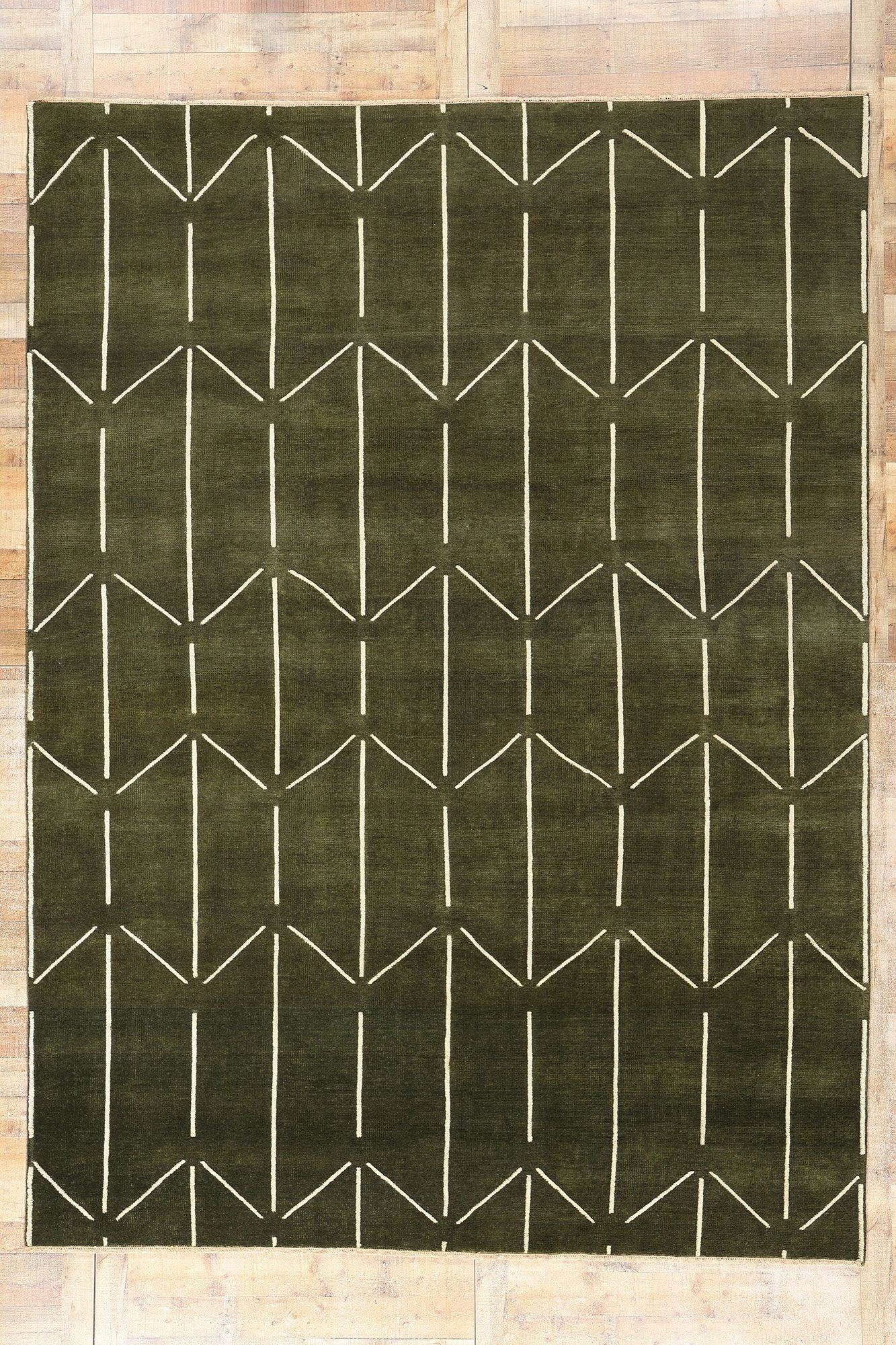 9 x 12 Modern Geometric High-Low Rug 31185
