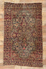 4 x 6 Antique Persian Kerman Rug 78761