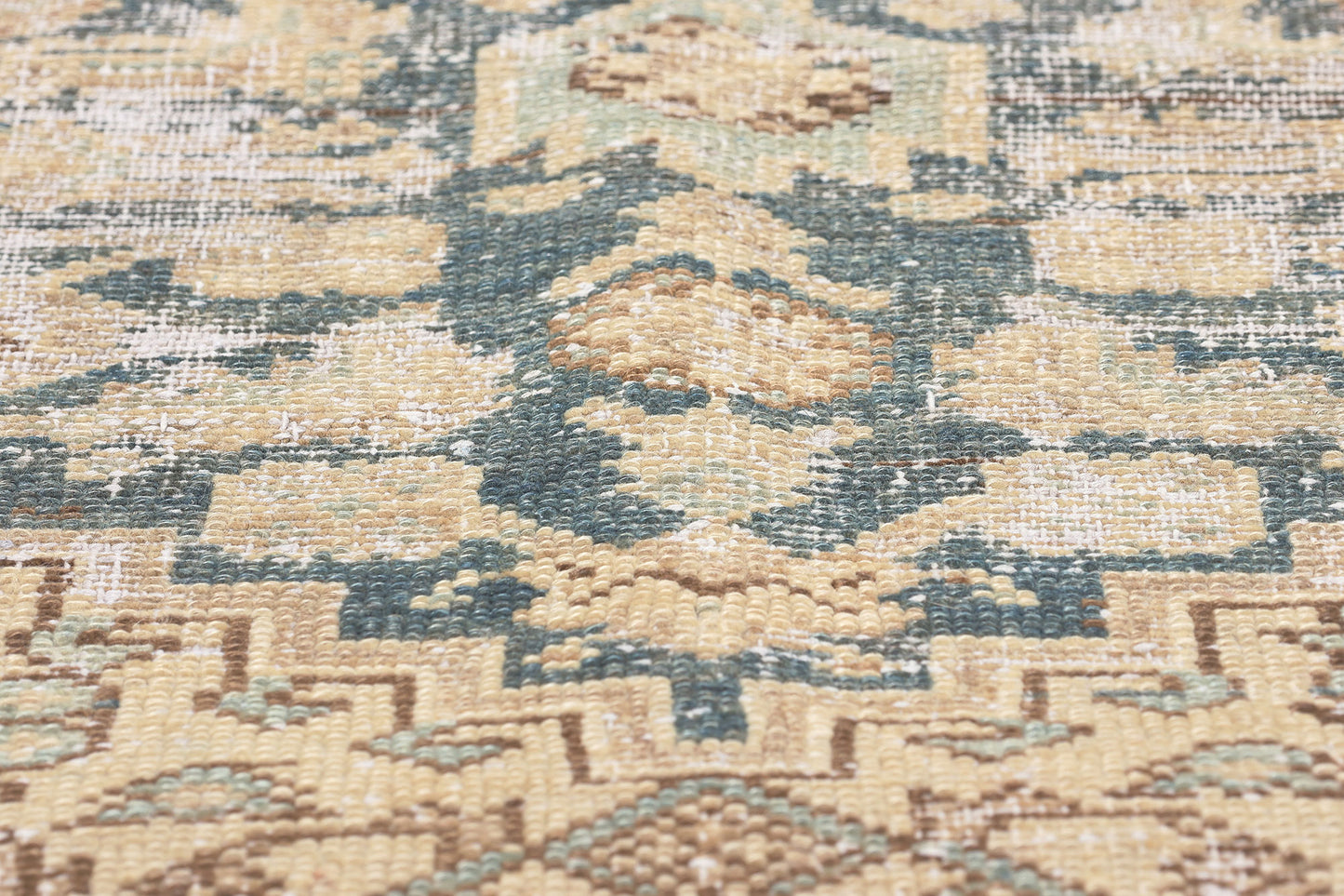 4 x 6 Antique-Worn Persian Malayer Rug 61264