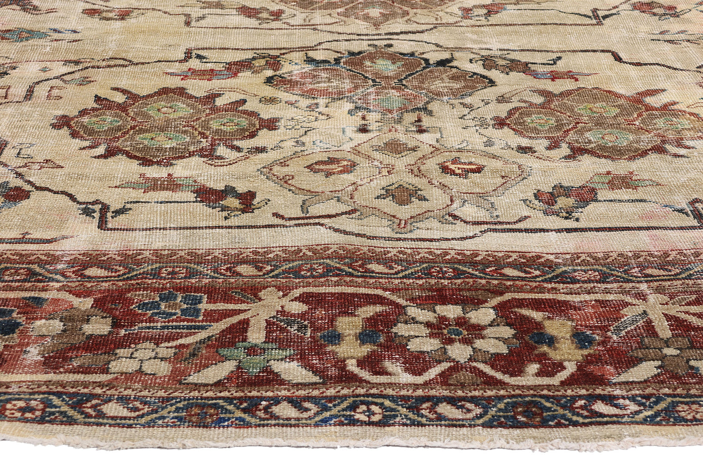 14 x 12 Antique Persian Sultanabad Rug 78330