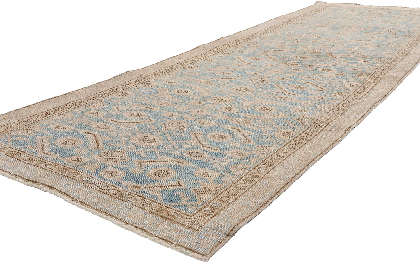 3 x 10 Vintage Blue Persian Malayer Rug 53922