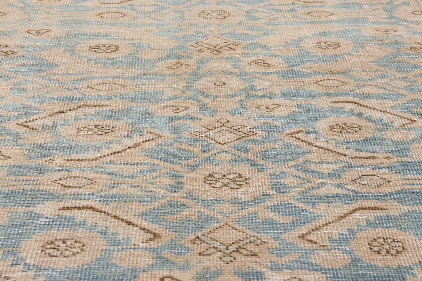 3 x 10 Vintage Blue Persian Malayer Rug 53922