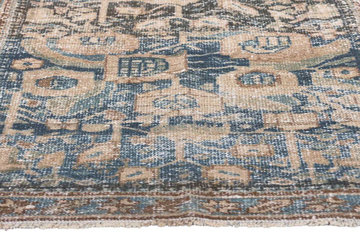 3 x 5 Antique-Worn Persian Hamadan Rug 61276