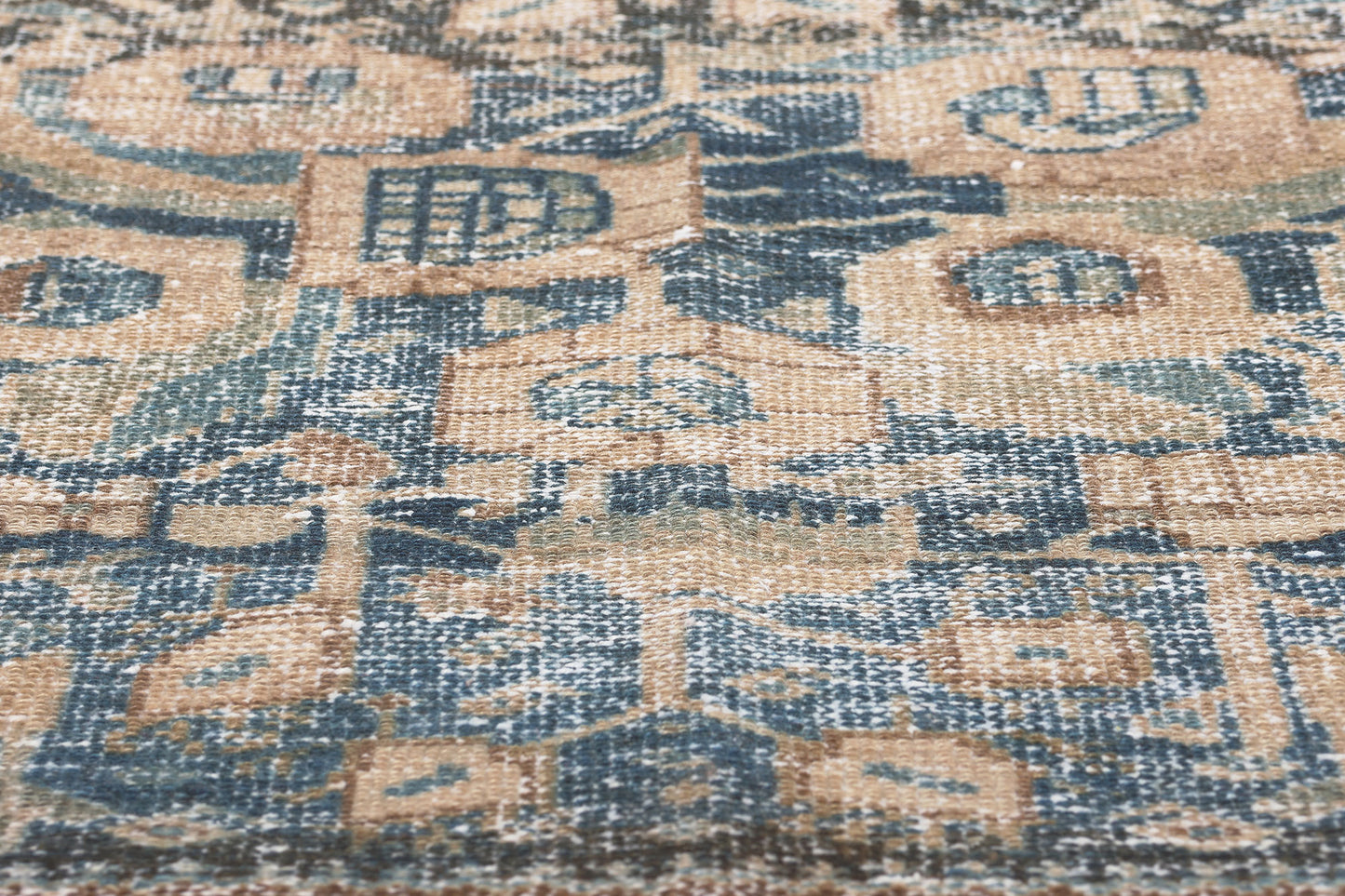 3 x 5 Antique-Worn Persian Hamadan Rug 61276