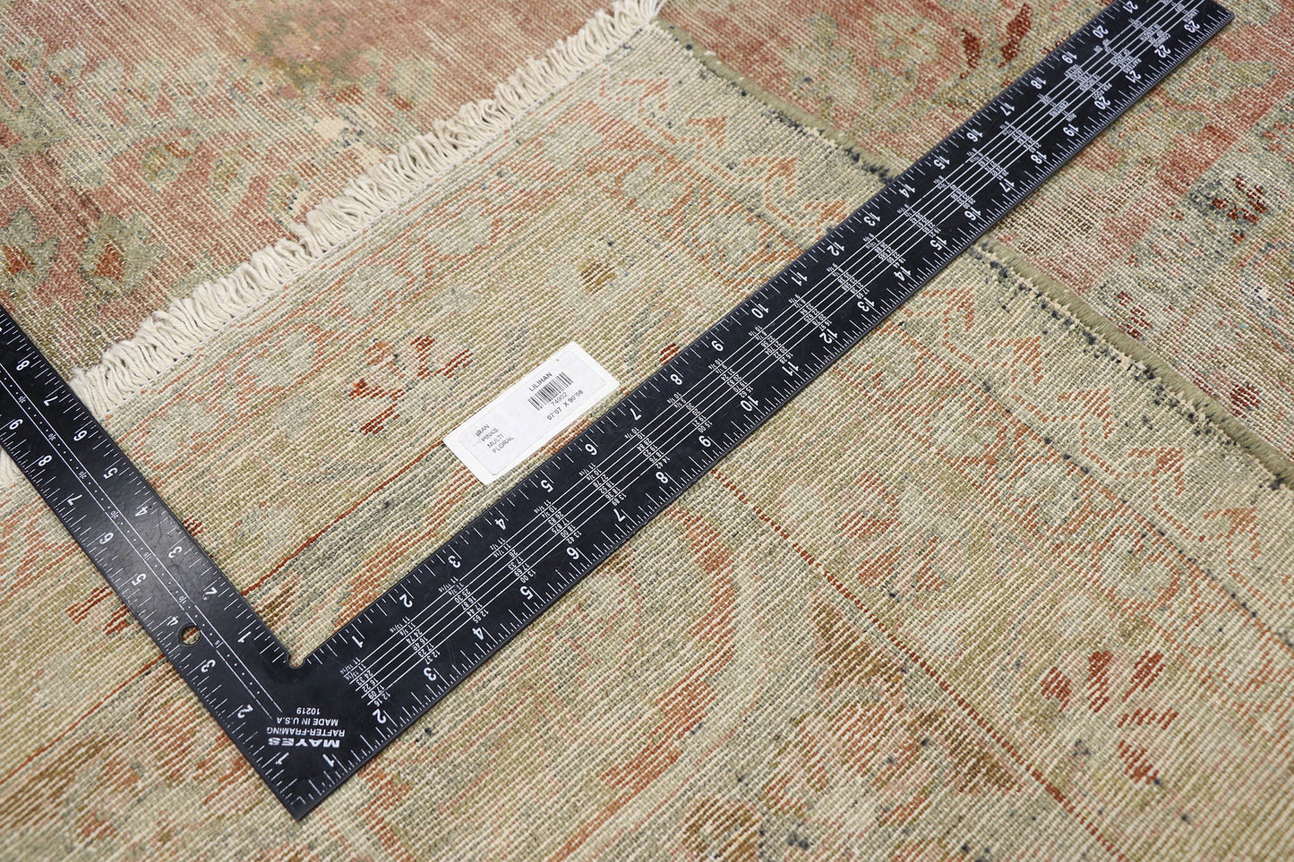 8 x 10 Antique Persian Lilihan Rug 74902