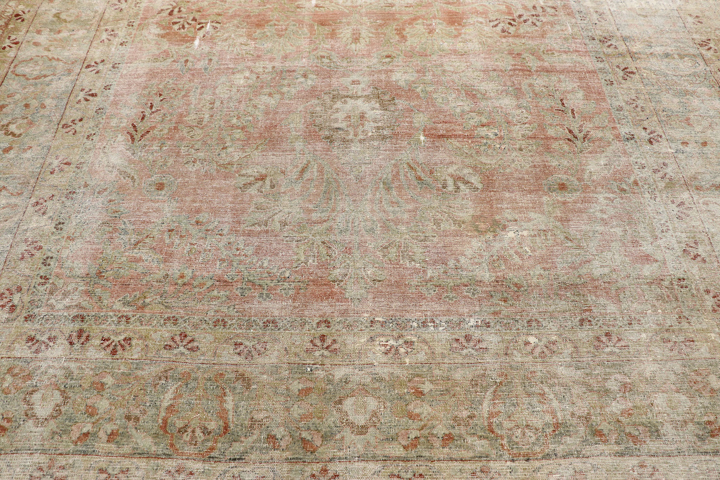 8 x 10 Antique Persian Lilihan Rug 74902
