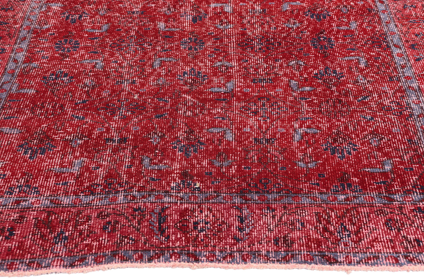 4 x 7 Vintage Red Turkish Sivas Rug 52012