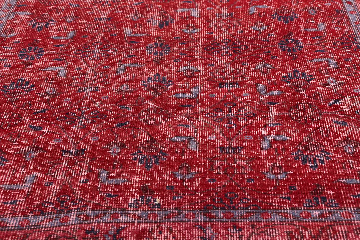 4 x 7 Vintage Red Turkish Sivas Rug 52012