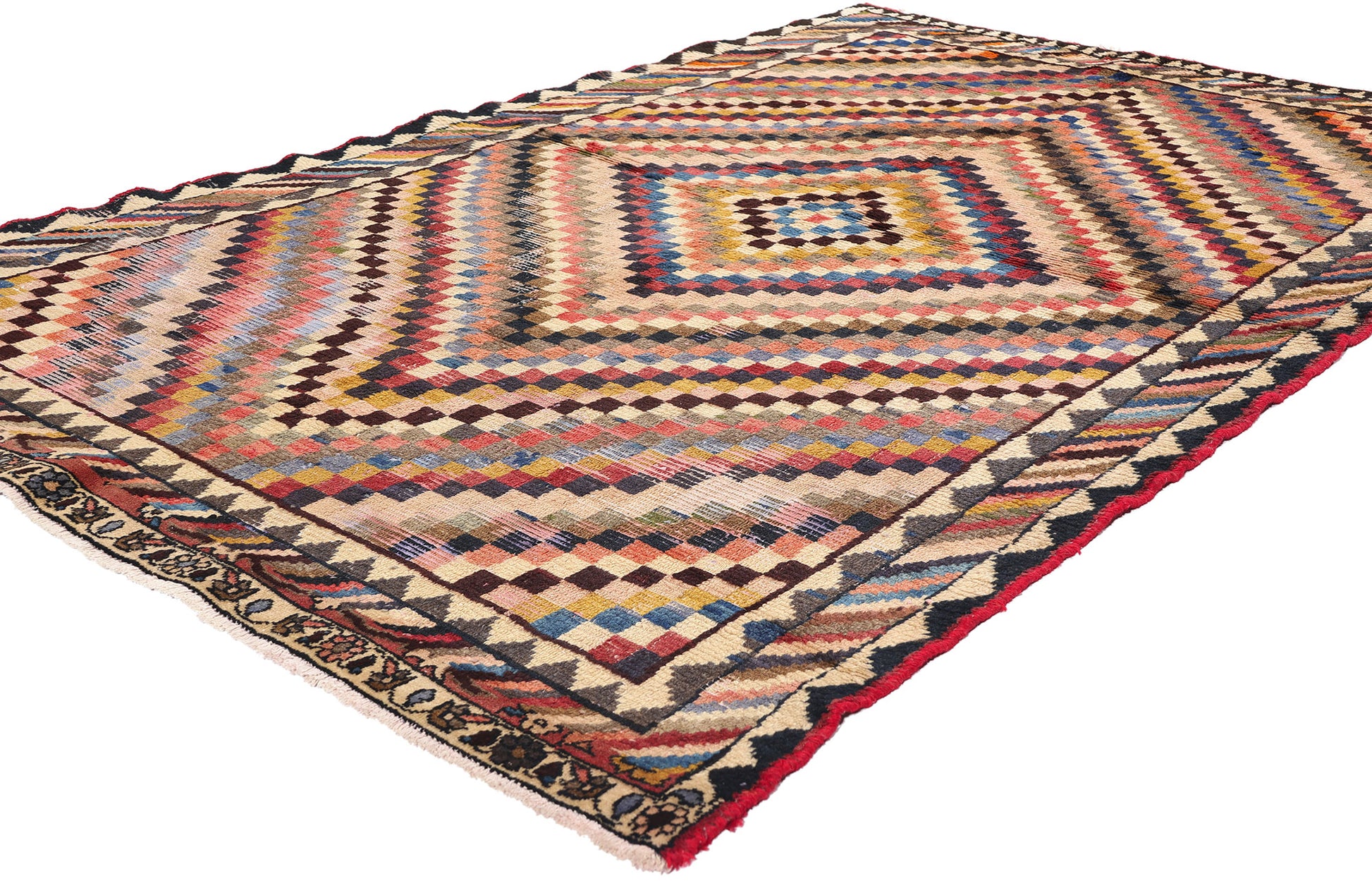 5 x 7 Vintage Persian Lori Rug 78867