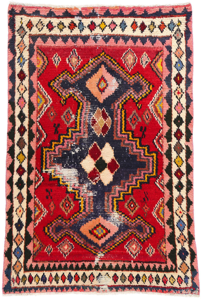 4 x 7 Vintage Persian Lori Rug 78854