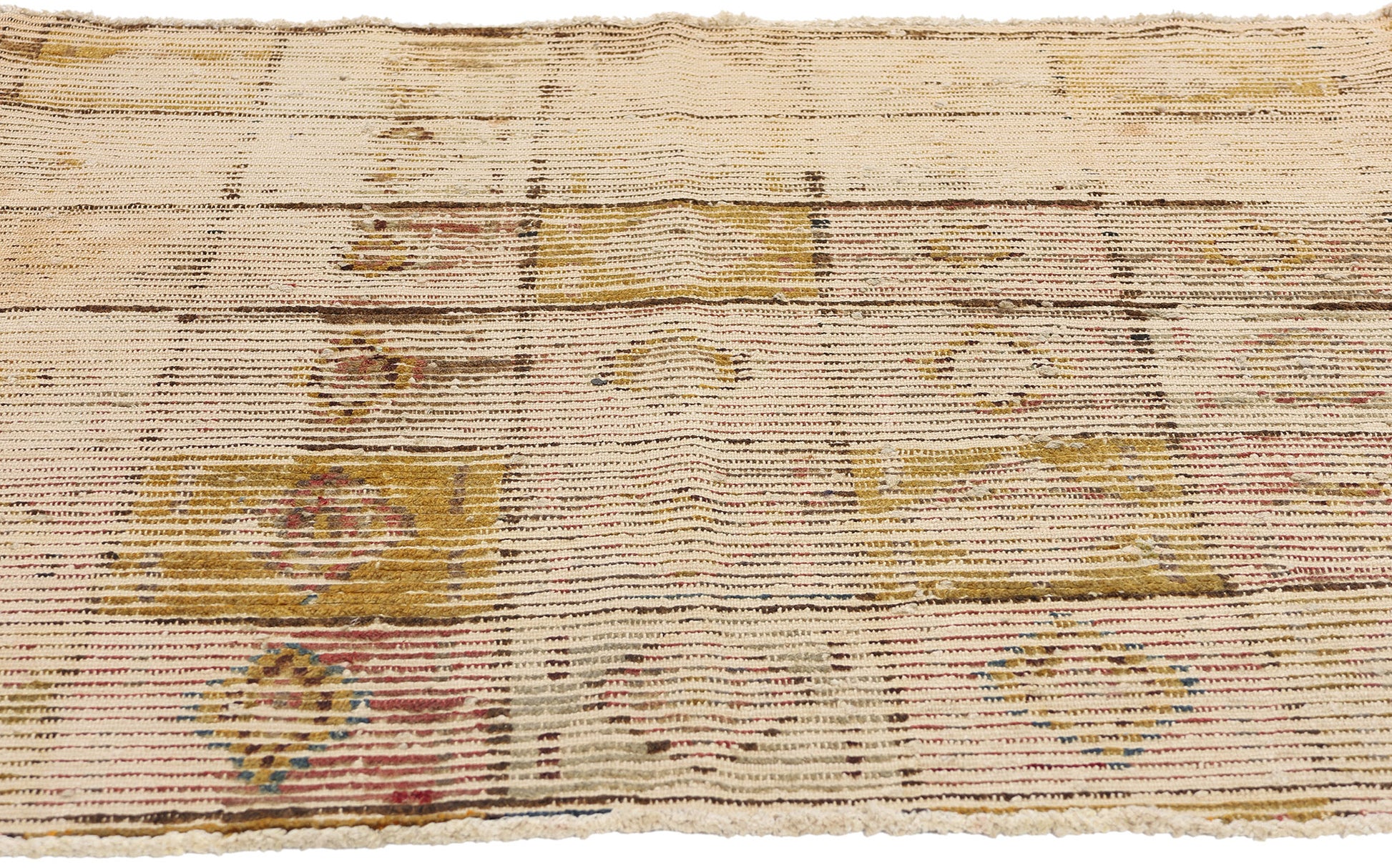 4 x 4 Vintage Square Persian Lori Rug 78876