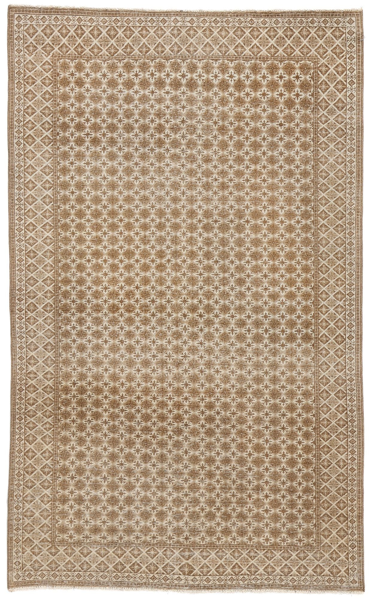 4 x 6 Vintage Turkish Sivas Rug 53936