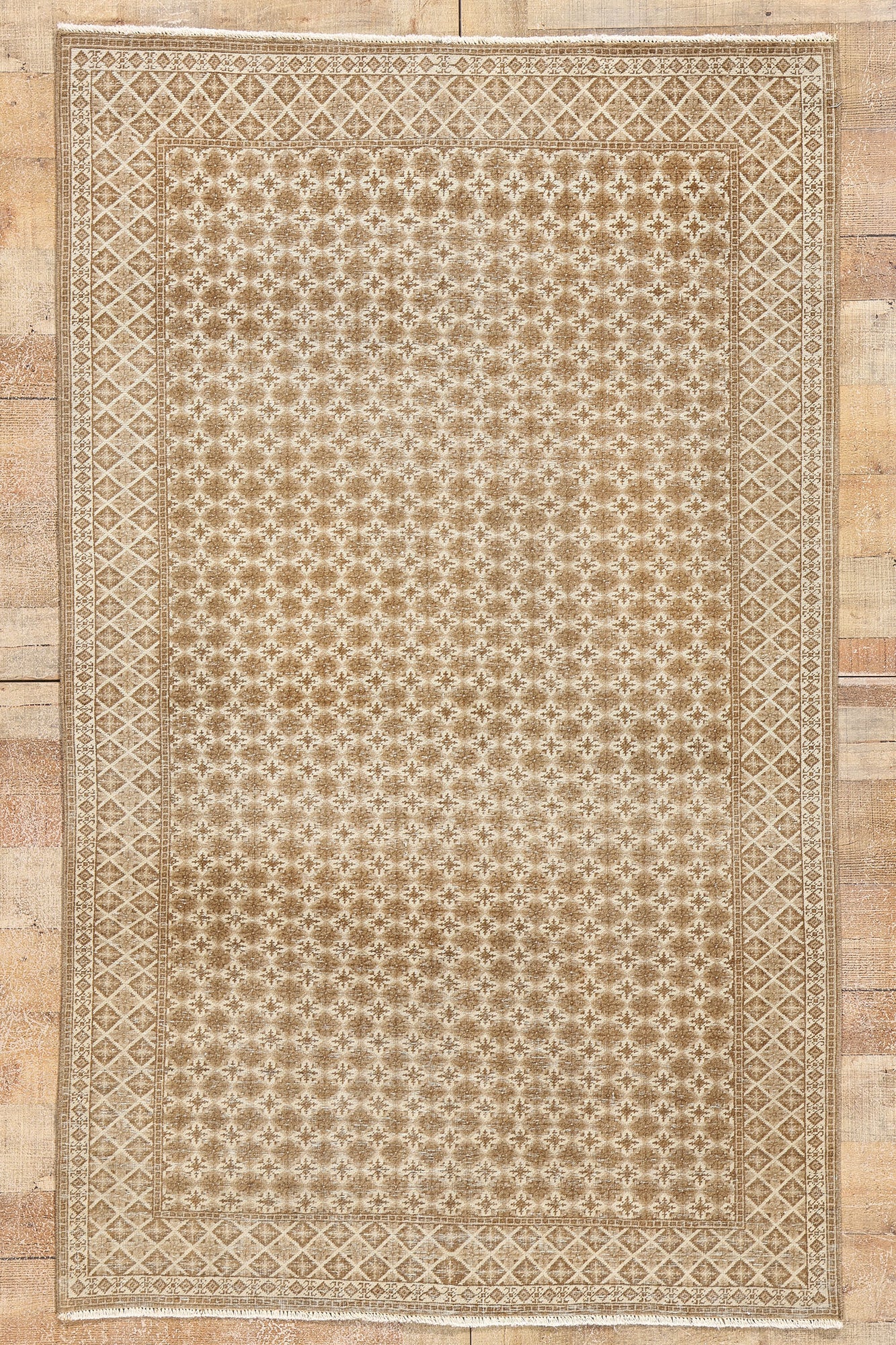 4 x 6 Vintage Turkish Sivas Rug 53936