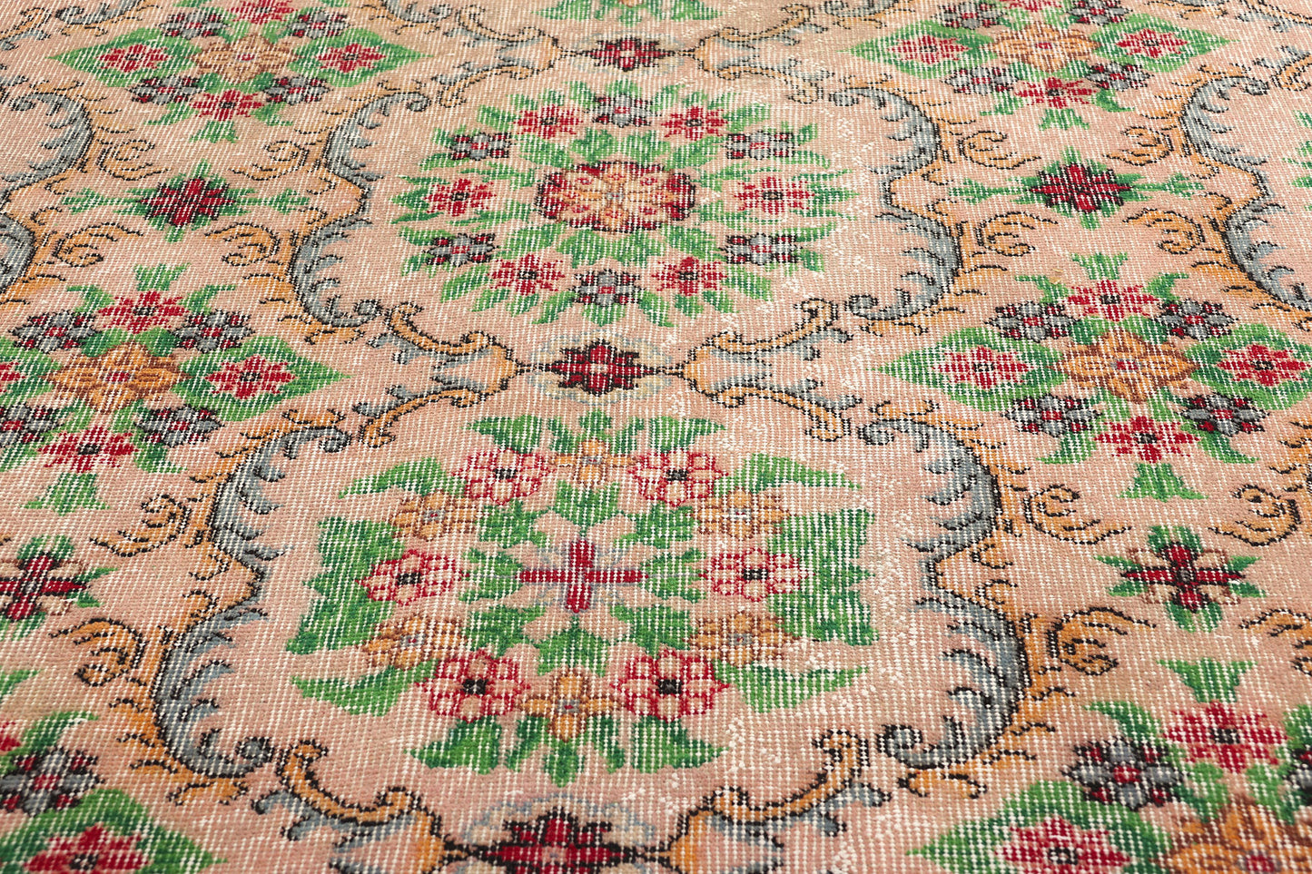 5 x 7 Vintage Turkish Sivas Rug 52002