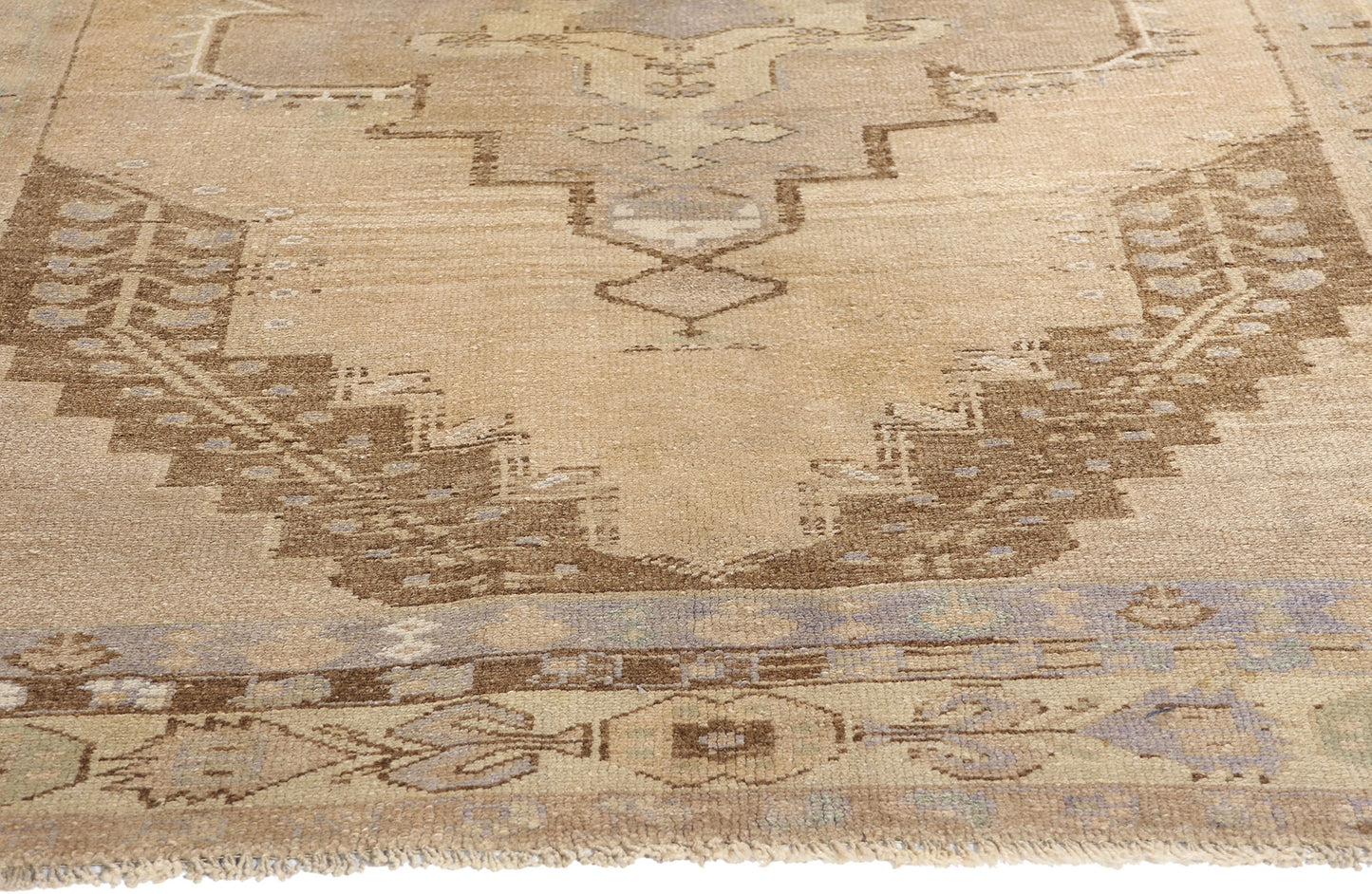 5 x 8 Vintage Turkish Oushak Rug 52045