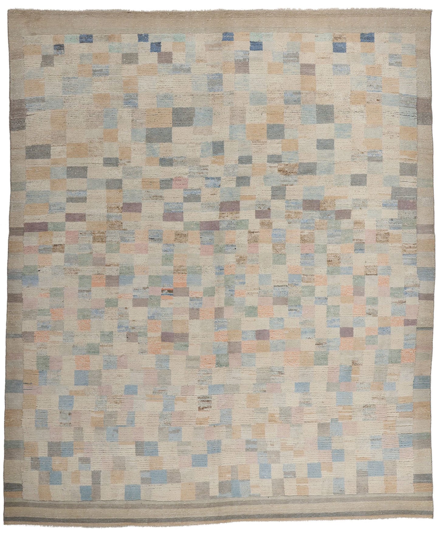 9 x 11 Modern Bauhaus Moroccan Rug 81091
