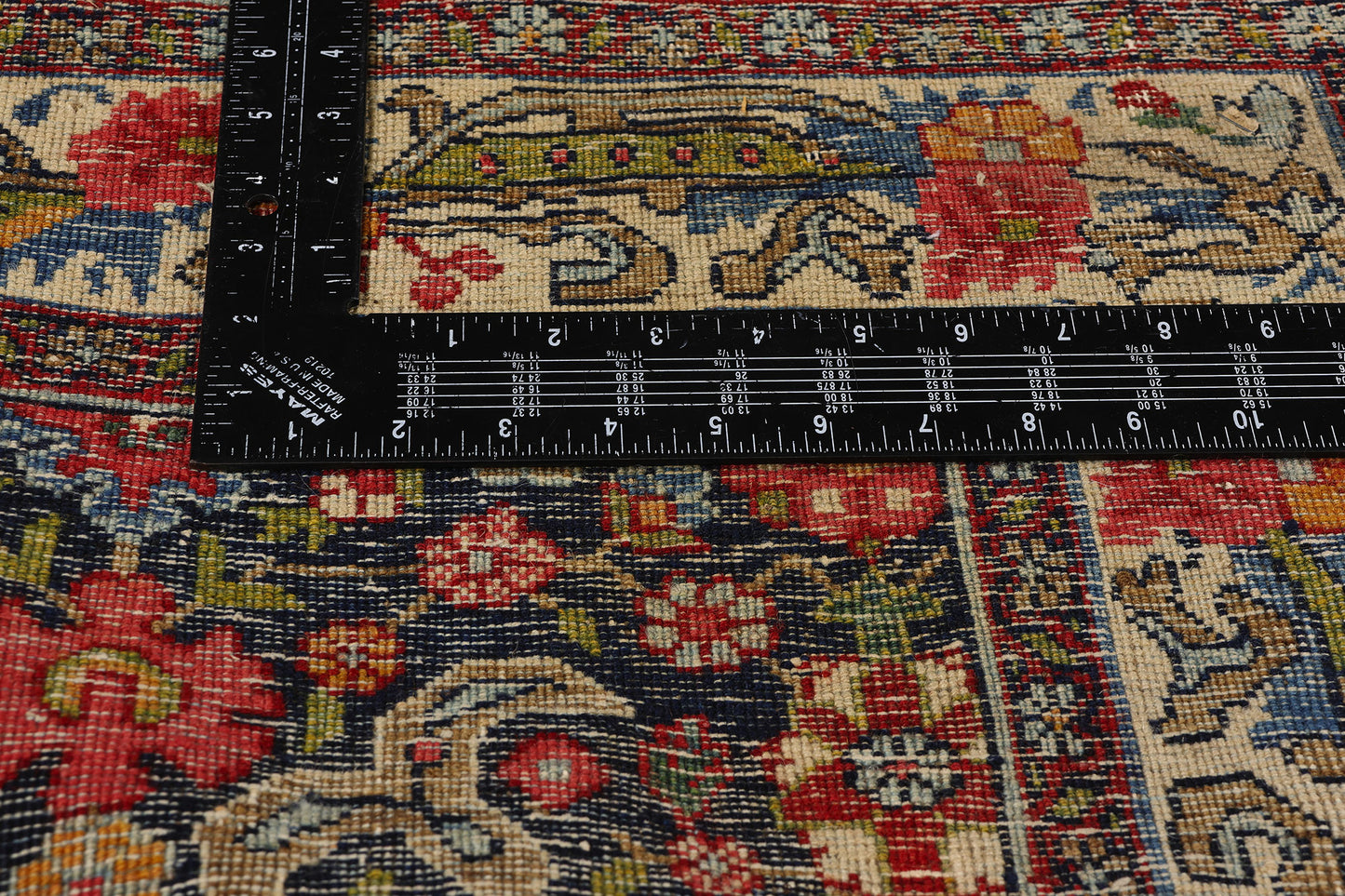 4 x 18 Antique Persian Bijar Rug 53876