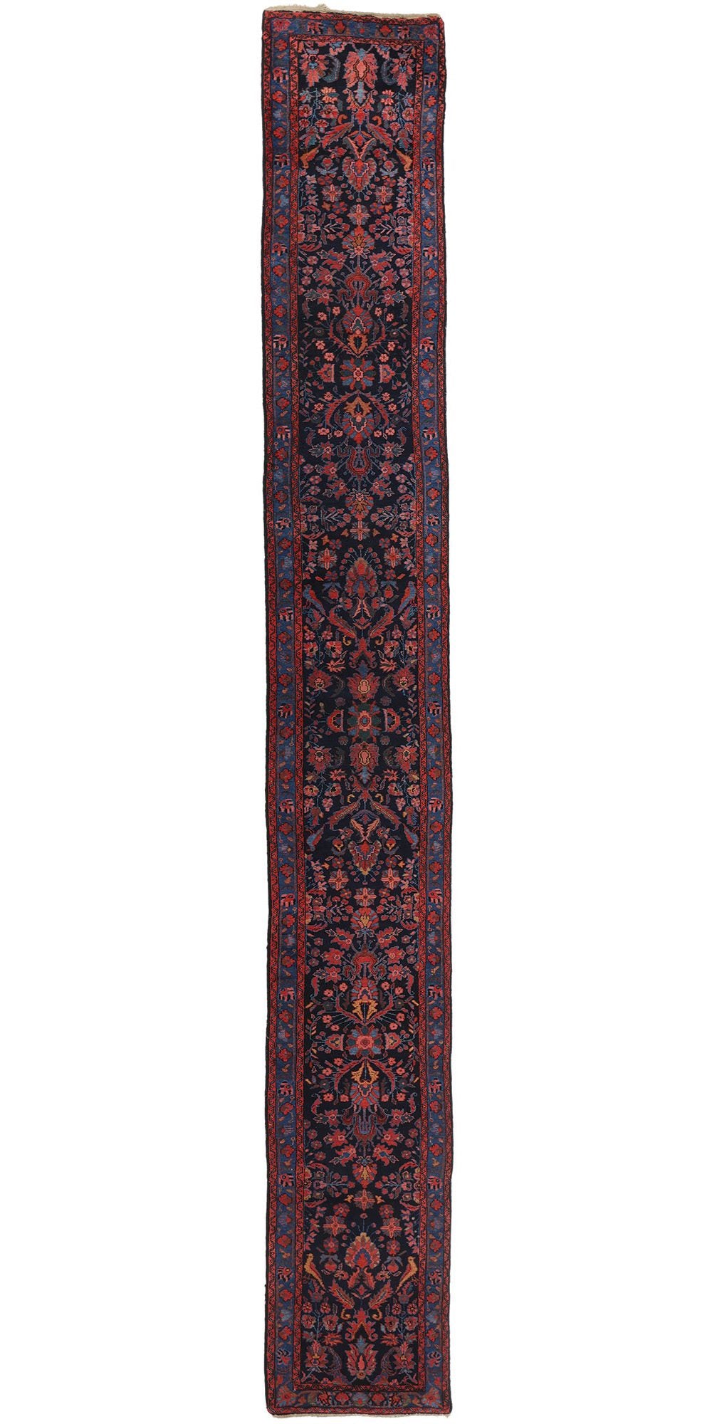 3 x 20 Antique Persian Malayer Rug 78728