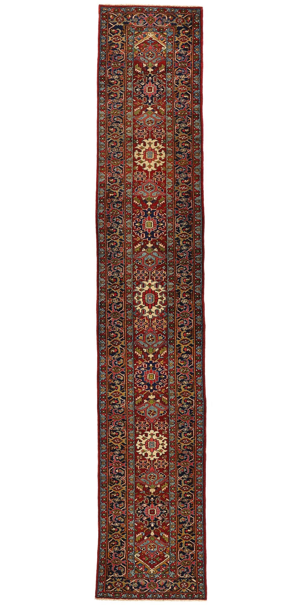 3 x 18 Vintage Persian Heriz Rug 53871