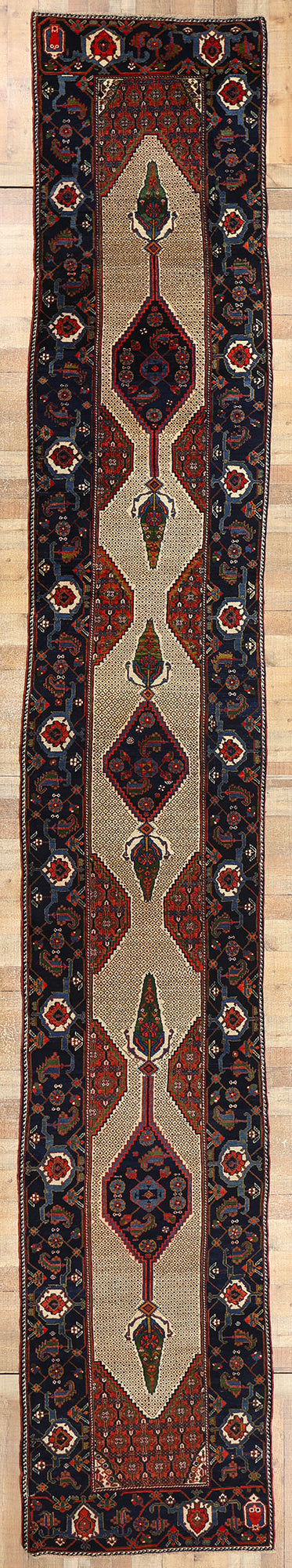 3 x 21 Vintage Persian Malayer Rug 53877