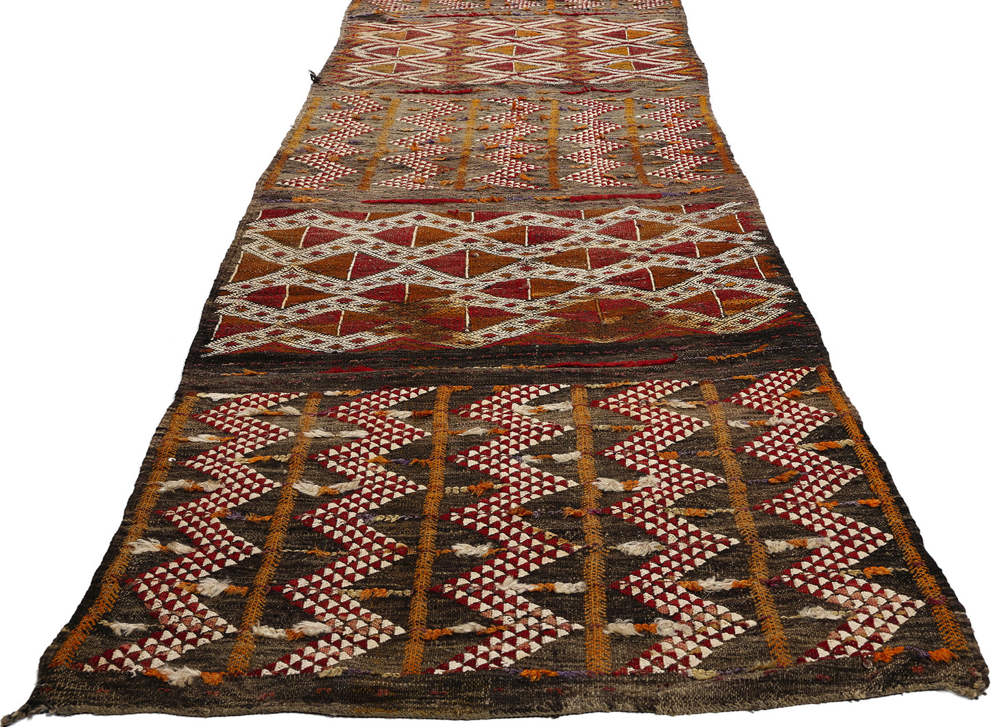 3 x 23 Vintage Zemmour Moroccan Kilim Rug 21777